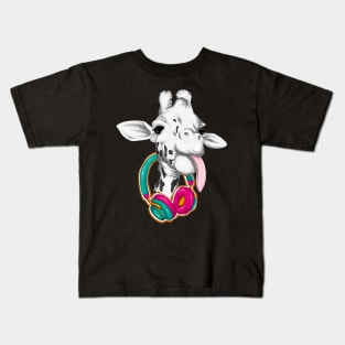 Cute Giraffe Kids T-Shirt